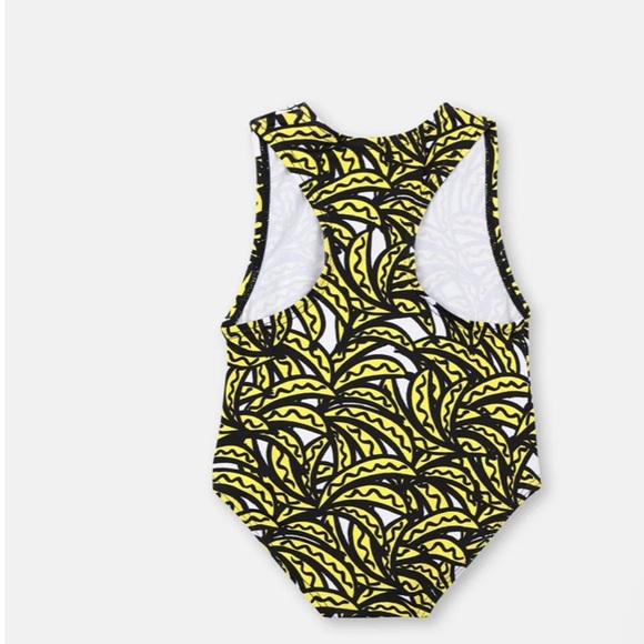 Stella McCartney Kids Yellow and Black Swimsuit - Picture 4 of 7